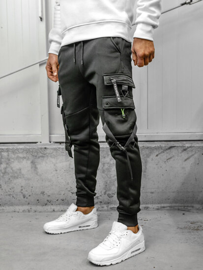 Herr Cargo-joggers Svart Bolf HSS015A