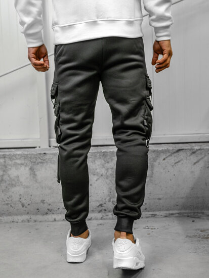 Herr Cargo-joggers Svart Bolf HSS015A