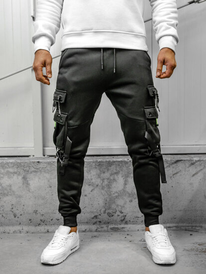 Herr Cargo-joggers Svart Bolf HSS015A