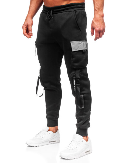 Herr Cargo-joggers Svart Bolf HSS020