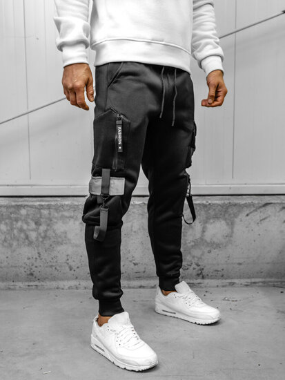 Herr Cargo-joggers Svart Bolf HSS020A