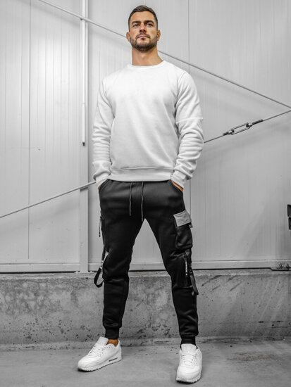 Herr Cargo-joggers Svart Bolf HSS020A