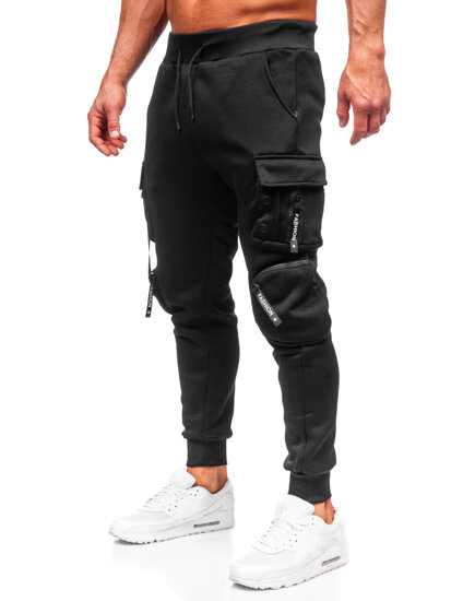 Herr Cargo-joggers Svart Bolf HSS118