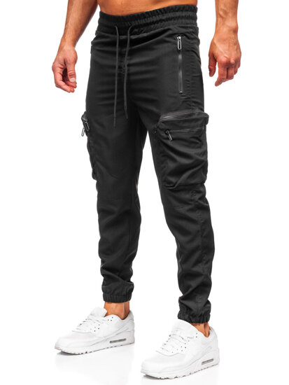 Herr Cargo-joggers Svart Bolf HSS296