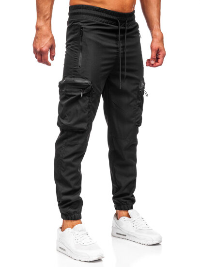 Herr Cargo-joggers Svart Bolf HSS296