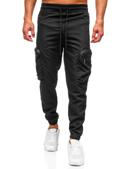 Herr Cargo-joggers Svart Bolf HSS296