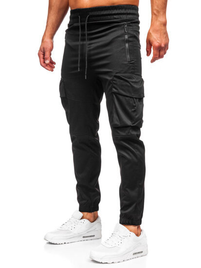 Herr Cargo-joggers Svart Bolf HSS299