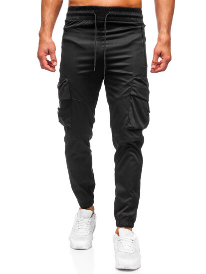 Herr Cargo-joggers Svart Bolf HSS299