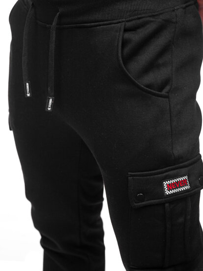 Herr Cargo-joggers Svart Bolf HY-809