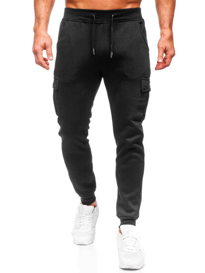 Herr Cargo-joggers Svart Bolf HY-809