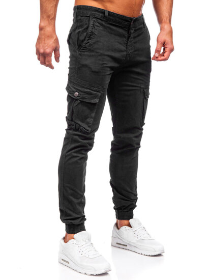 Herr Cargo-joggers Svart Bolf JM5502