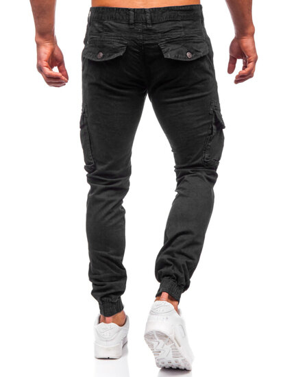 Herr Cargo-joggers Svart Bolf JM5502