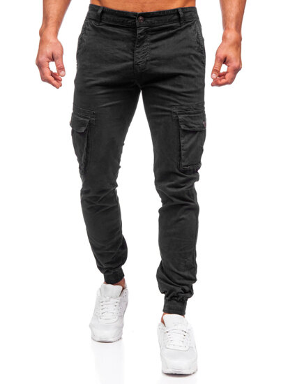 Herr Cargo-joggers Svart Bolf JM5502