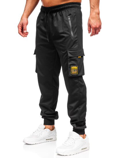 Herr Cargo-joggers Svart Bolf JX6359