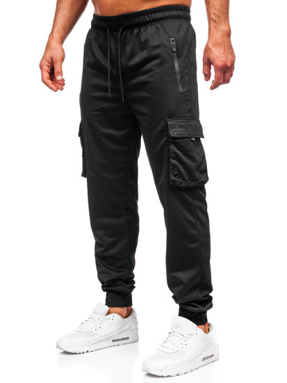 Herr Cargo-joggers Svart Bolf JX6360