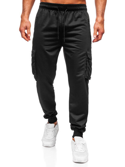 Herr Cargo-joggers Svart Bolf JX6360