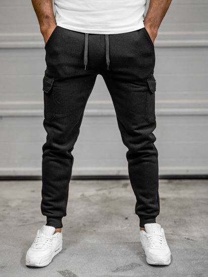 Herr Cargo-joggers Svart Bolf JX8709B