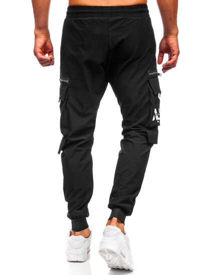 Herr Cargo-joggers Svart Bolf K12