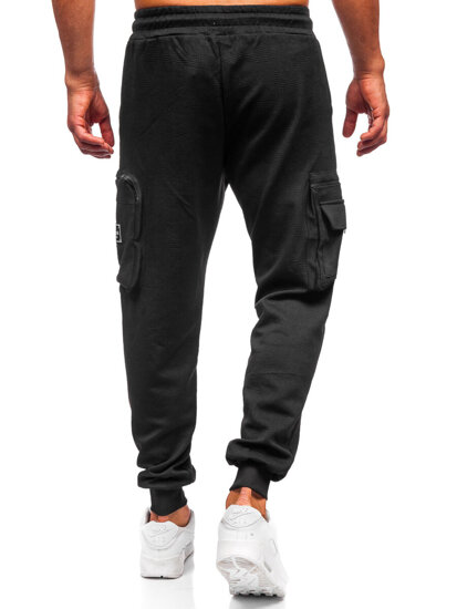 Herr Cargo-joggers Svart Bolf K18