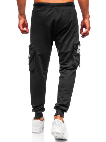 Herr Cargo-joggers Svart Bolf K20