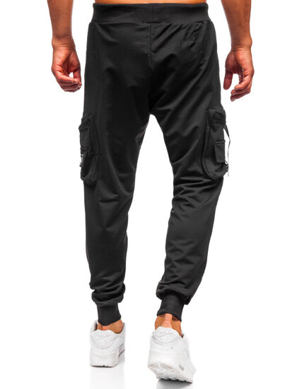 Herr Cargo-joggers Svart Bolf K21