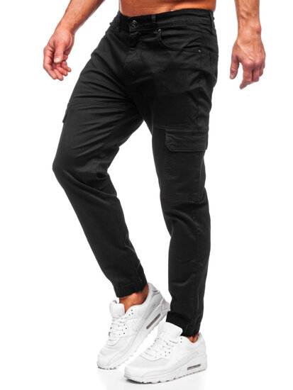 Herr Cargo-joggers Svart Bolf S201