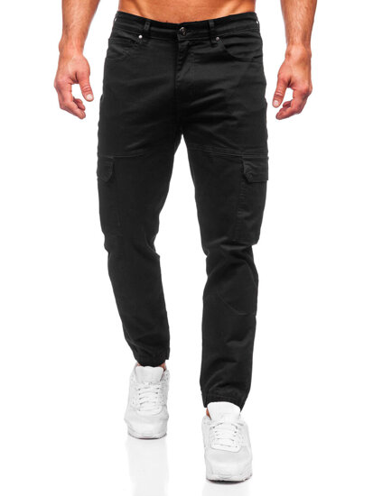 Herr Cargo-joggers Svart Bolf S201