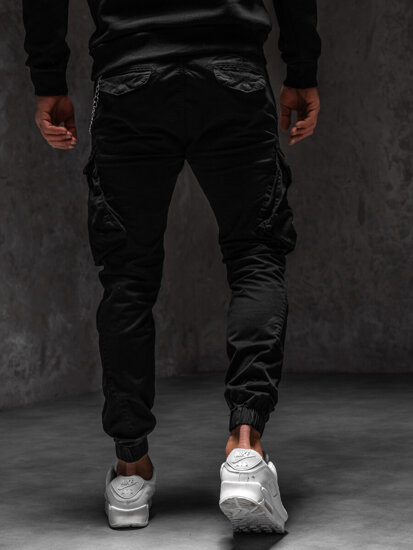 Herr Cargo-joggers Svart Bolf SK850