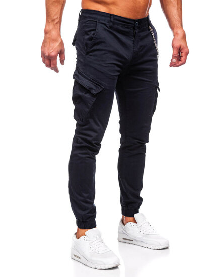 Herr Cargo-joggers Svart Bolf SK850