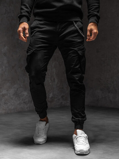 Herr Cargo-joggers Svart Bolf SK850