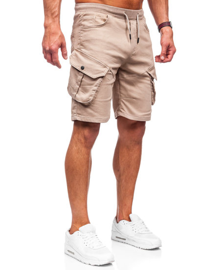 Herr Cargo-shorts Beige Bolf 384k