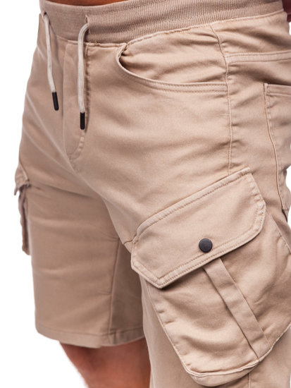 Herr Cargo-shorts Beige Bolf 384k