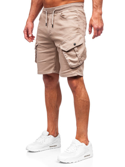 Herr Cargo-shorts Beige Bolf 384k