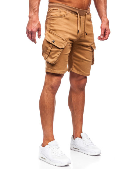 Herr Cargo-shorts Brun Bolf 384K