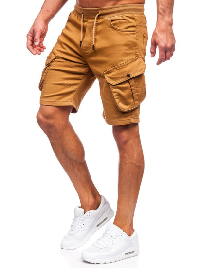 Herr Cargo-shorts Camel Bolf 384K