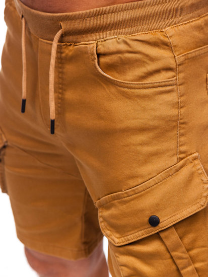 Herr Cargo-shorts Camel Bolf 384K