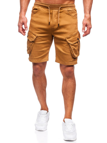 Herr Cargo-shorts Camel Bolf 384K