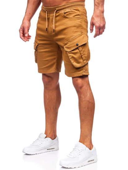 Herr Cargo-shorts Camel Bolf 384K