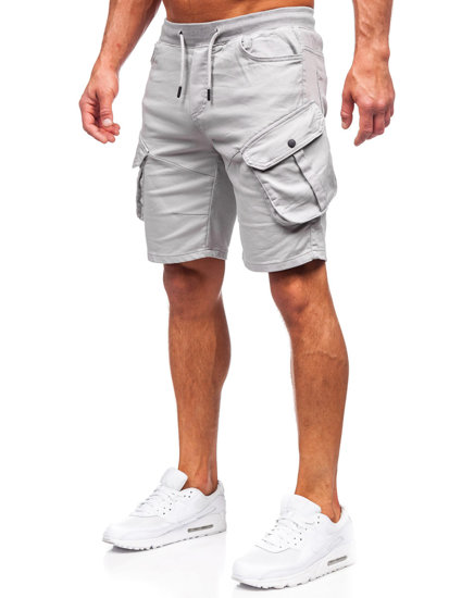 Herr Cargo-shorts Grå Bolf 384K