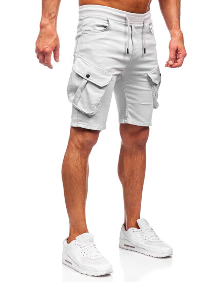 Herr Cargo-shorts Ljusgrå Bolf 384K