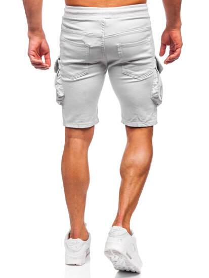 Herr Cargo-shorts Ljusgrå Bolf 384K