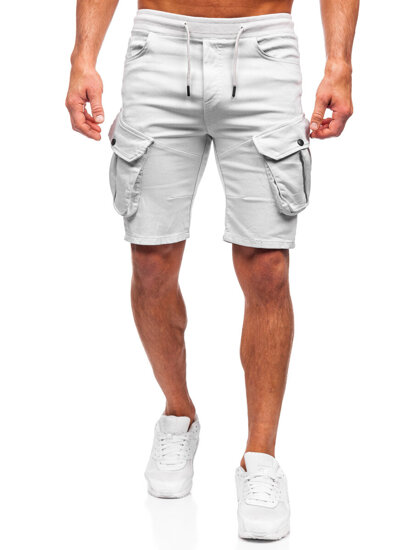 Herr Cargo-shorts Ljusgrå Bolf 384K