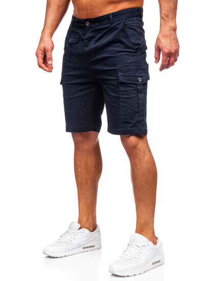 Herr Cargo-shorts Marinblå Bolf MP0188BS