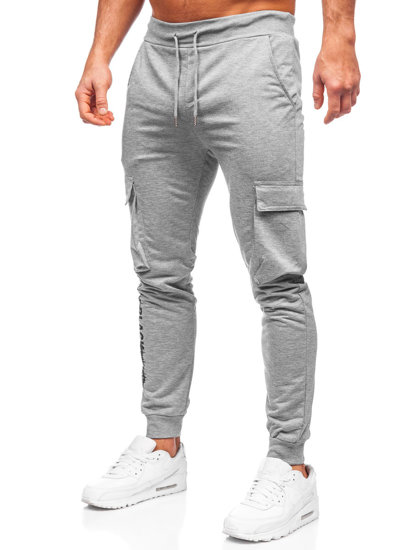 Herr Cargo-sweatpants Grå Bolf HW2357