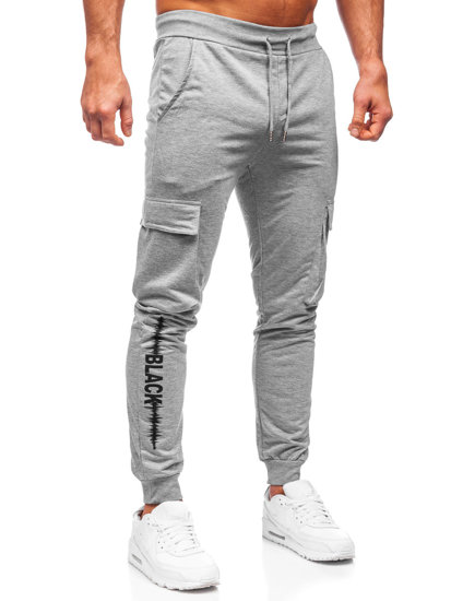 Herr Cargo-sweatpants Grå Bolf HW2357