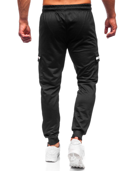 Herr Cargo-sweatpants Svart Bolf JX5063