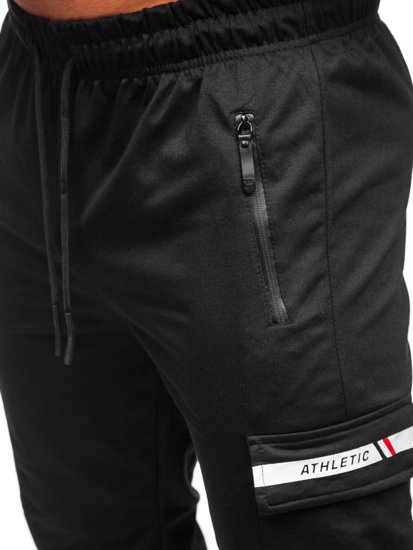 Herr Cargo-sweatpants Svart Bolf JX5063