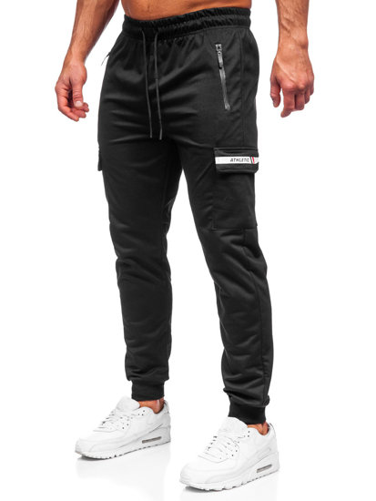 Herr Cargo-sweatpants Svart Bolf JX5063