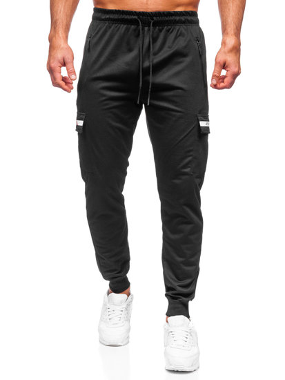 Herr Cargo-sweatpants Svart Bolf JX5063