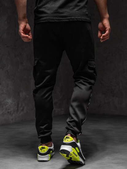 Herr Cargo-sweatpants Svart Bolf K10279A1